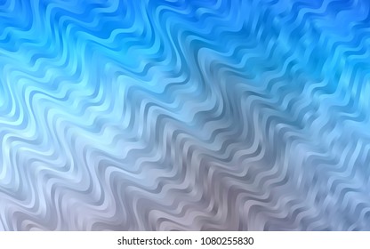 Light BLUE vector pattern with bubble shapes. Creative geometric illustration in marble style with gradient. Marble design for your web site.