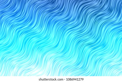 Light BLUE vector pattern with bubble shapes. Blurred geometric sample with gradient bubbles.  Marble style for your business design.