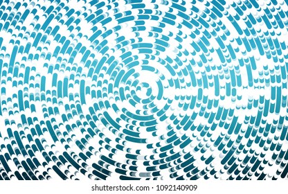 Light BLUE vector pattern with bubble shapes. Shining illustration, which consist of blurred lines, circles. The template for cell phone backgrounds.