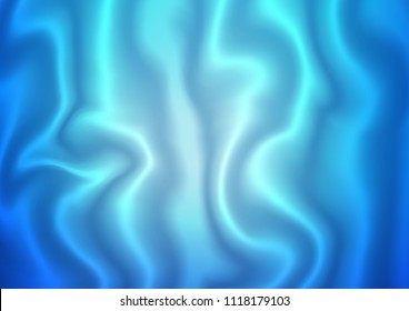 Light BLUE vector pattern with bubble shapes. Geometric illustration in marble style with gradient.  Marble design for your web site.