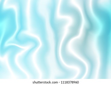 Light BLUE vector pattern with bubble shapes. Modern gradient abstract illustration with bandy lines. A completely new template for your business design.