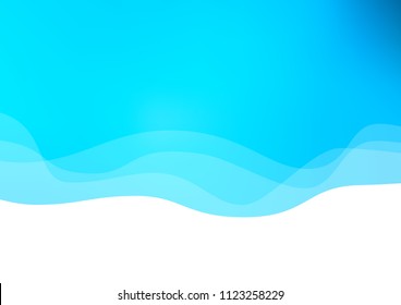 Light BLUE vector pattern with bubble shapes. Brand new colored illustration in marble style with gradient. The best blurred design for your business.