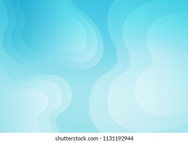 Light BLUE vector pattern with bubble shapes. Brand new colored illustration in marble style with gradient. Marble design for your web site.