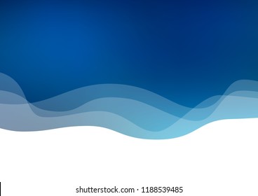Light BLUE vector pattern with bubble shapes. An elegant bright illustration with gradient. A new texture for your  ad, booklets, leaflets.