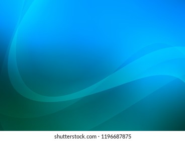 Light BLUE vector pattern with bubble shapes. Shining illustration, which consist of blurred lines, circles. A completely new template for your business design.