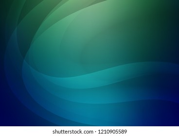 Light BLUE vector pattern with bubble shapes. Shining crooked illustration in marble style. Pattern for your business design.