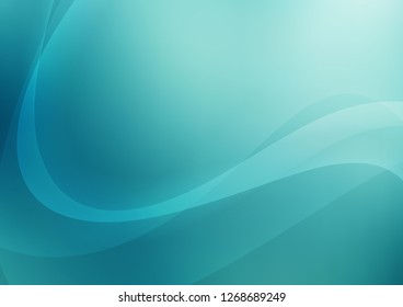 Light BLUE vector pattern with bubble shapes. A vague circumflex abstract illustration with gradient. Marble style for your business design.