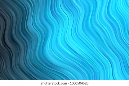 Light BLUE vector pattern with bubble shapes. Colorful illustration in abstract marble style with gradient. Brand new design for your ads, poster, banner.