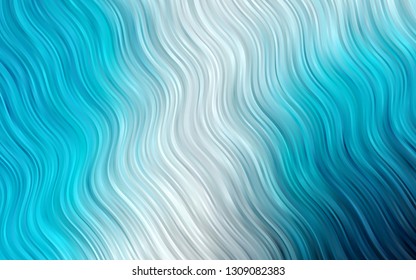 Light BLUE vector pattern with bubble shapes. Blurred geometric sample with gradient bubbles.  Brand new design for your ads, poster, banner.