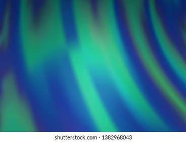 Light BLUE vector pattern with bubble shapes. Geometric illustration in marble style with gradient.  Textured wave pattern for backgrounds.