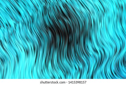 Light BLUE vector pattern with bubble shapes. Glitter abstract illustration with wry lines. The elegant pattern for brand book.