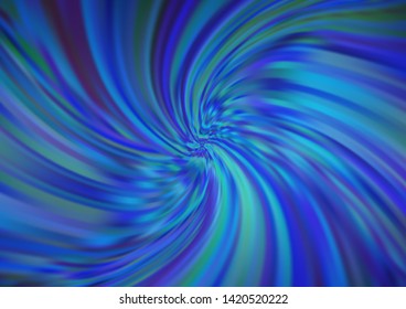 Light BLUE vector pattern with bubble shapes. Blurred geometric sample with gradient bubbles.  Marble style for your business design.
