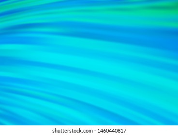 Light BLUE vector pattern with bubble shapes. A sample with blurred bubble shapes. Pattern for your business design.