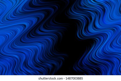 Light BLUE vector pattern with bubble shapes. Brand new colored illustration in marble style with gradient. Textured wave pattern for backgrounds.