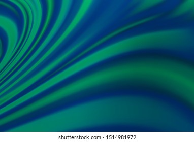 Light BLUE vector pattern with bubble shapes. Colorful illustration in abstract marble style with gradient. Marble design for your web site.