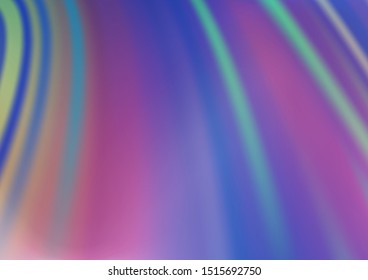 Light BLUE vector pattern with bubble shapes. Geometric illustration in marble style with gradient.  Textured wave pattern for backgrounds.