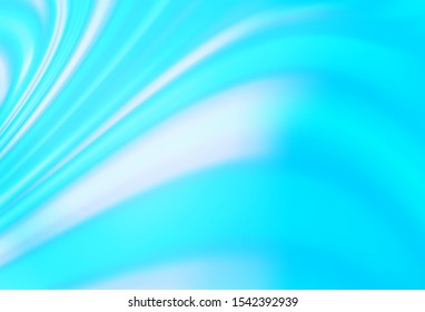 Light BLUE vector pattern with bubble shapes. Colorful abstract illustration with gradient lines. Pattern for your business design.