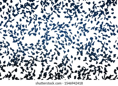 Light BLUE vector pattern with chaotic shapes. Illustration with colorful gradient shapes in abstract style. Background for a cell phone.