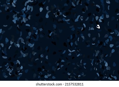 Light BLUE vector pattern with chaotic shapes. Modern abstract illustration with colorful random forms. Background for a cell phone.