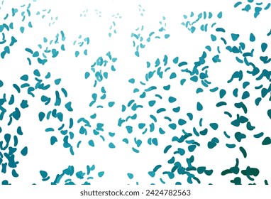 Patrón de vector AZUL claro con formas caóticas. Ilustración abstracta moderna con formas aleatorias coloridas. Fondo para un teléfono móvil.