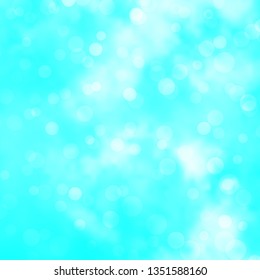 Light BLUE vector pattern with circles. Glitter abstract illustration with colorful drops. Pattern for websites, landing pages.