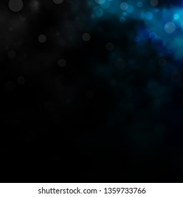 Light BLUE vector pattern with circles. Modern abstract illustration with colorful circle shapes. Pattern for wallpapers, curtains.