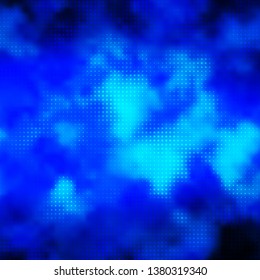 Light BLUE vector pattern with circles. Abstract illustration with colorful spots in nature style. Pattern for booklets, leaflets.