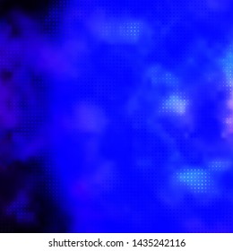 Light BLUE vector pattern with circles. Abstract decorative design in gradient style with bubbles. Pattern for websites, landing pages.