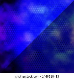 Light BLUE vector pattern with circles. Abstract colorful disks on simple gradient background. Pattern for websites, landing pages.