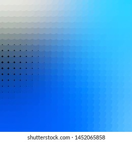 Light BLUE vector pattern with circles. Abstract colorful disks on simple gradient background. Pattern for websites, landing pages.