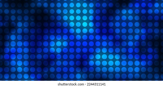 Light BLUE vector pattern with circles. Abstract illustration with colorful spots in nature style. New template for your brand book.