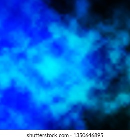 Light BLUE vector pattern with clouds. Shining illustration with abstract gradient clouds. Pattern for your booklets, leaflets.