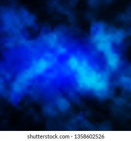 Light BLUE vector pattern with clouds. Abstract illustration with colorful gradient clouds. Pattern for your booklets, leaflets.