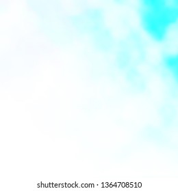 Light BLUE vector pattern with clouds. Abstract colorful clouds on gradient illustration. Template for landing pages.