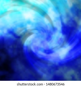 Light BLUE vector pattern with clouds. Shining illustration with abstract gradient clouds. Pattern for your commercials.