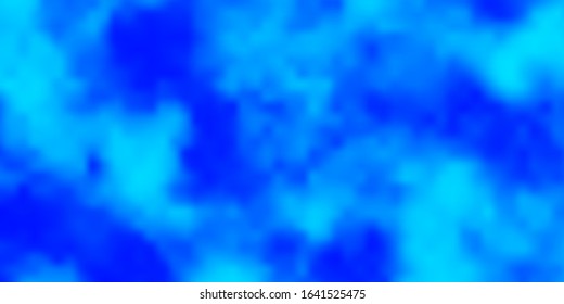 Light BLUE vector pattern with clouds. Shining illustration with abstract gradient clouds. Template for landing pages.