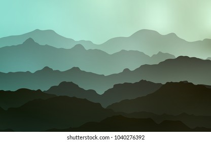 Light BLUE vector pattern with curved circles. A sample with blurred bubble shapes. Pattern for your business design.