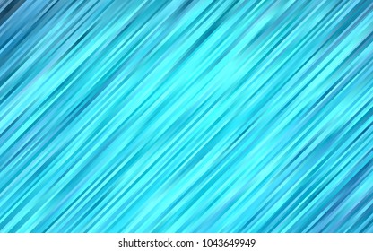 Light BLUE vector pattern with curved circles. A sample with blurred bubble shapes. Marble style for your business design.