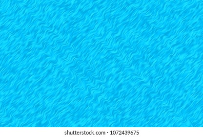 Light BLUE vector pattern with curved circles. A sample with blurred bubble shapes. Textured wave pattern for backgrounds.