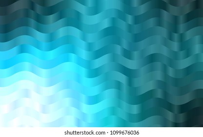 Light BLUE vector pattern with curved circles. Colorful illustration in abstract marble style with gradient. Brand-new design for your ads, poster, banner.