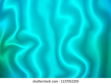 Light BLUE vector pattern with curved circles. An elegant bright illustration with gradient. A completely new marble design for your business.