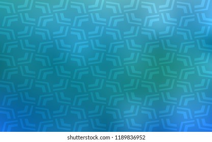 Light BLUE vector pattern with curved circles. Blurred geometric sample with gradient bubbles.  Marble design for your web site.