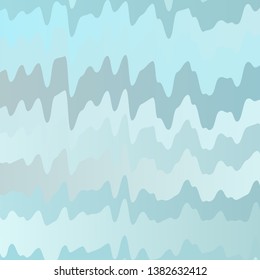 Light BLUE vector pattern with curved lines. Colorful illustration, which consists of curves. Best design for your ad, poster, banner.