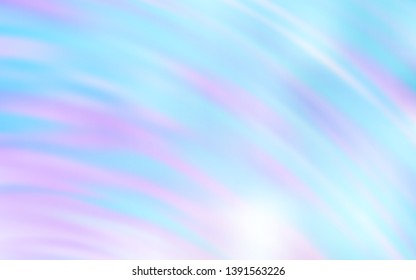 Light BLUE vector pattern with curved lines. A completely new colorful illustration in simple style. Brand new design for your ads, poster, banner.