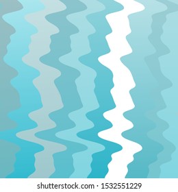 Light BLUE vector pattern with curved lines. Brand new colorful illustration with bent lines. Pattern for ads, commercials.