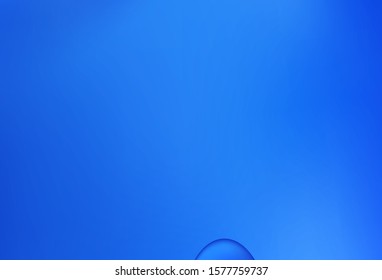 Light BLUE vector pattern with curved circles. A completely new color illustration in memphis style. The template for cell phone backgrounds.