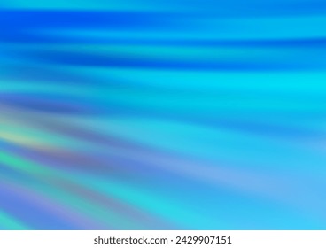 Light BLUE vector pattern with curved circles. Blurred geometric sample with gradient bubbles.  A completely new template for your business design.