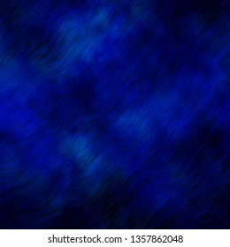 Light BLUE vector pattern with curves. Colorful abstract illustration with gradient curves. Template for cellphones.