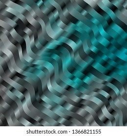 Light BLUE vector pattern with curves. Colorful illustration, which consists of curves. Best design for your posters, banners.