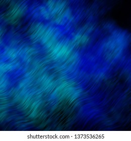 Light BLUE vector pattern with curves. Colorful illustration in abstract style with bent lines. Pattern for websites, landing pages.